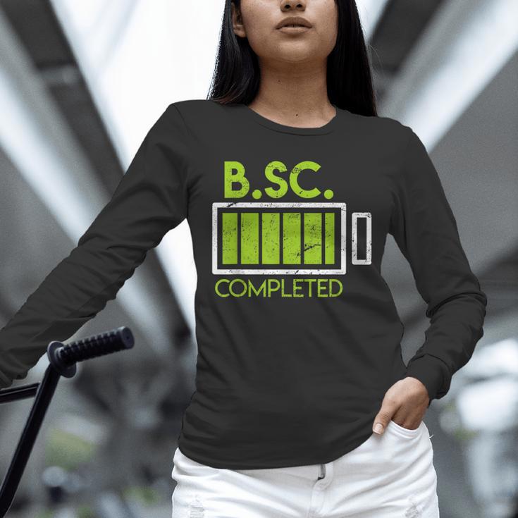 Bsc Completed Bachelor Of Science Graduation 2025 Unisex Long Sleeve T-Shirt