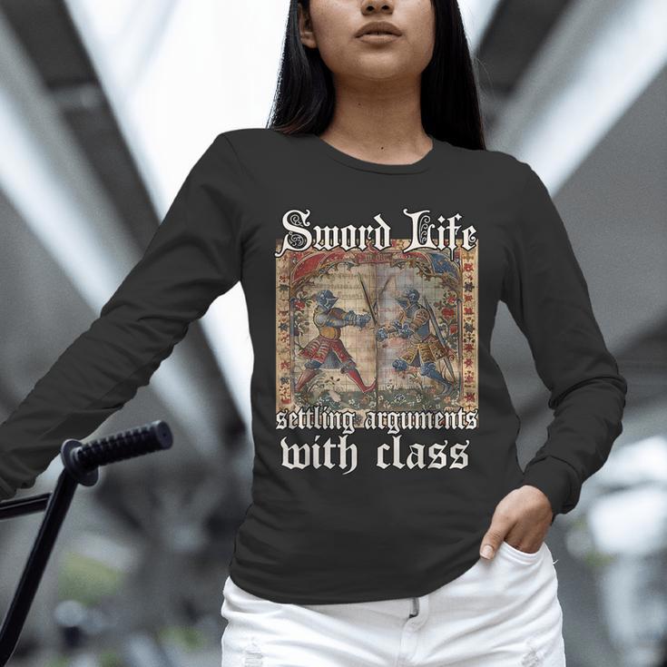 Buhurt Hourly Book Epic Knight Fight In Armor Buhurt Unisex Long Sleeve T-Shirt Buhurt Hourly Book Epic Knight Fight In Armor Buhurt Unisex Long Sleeve T-Shirt