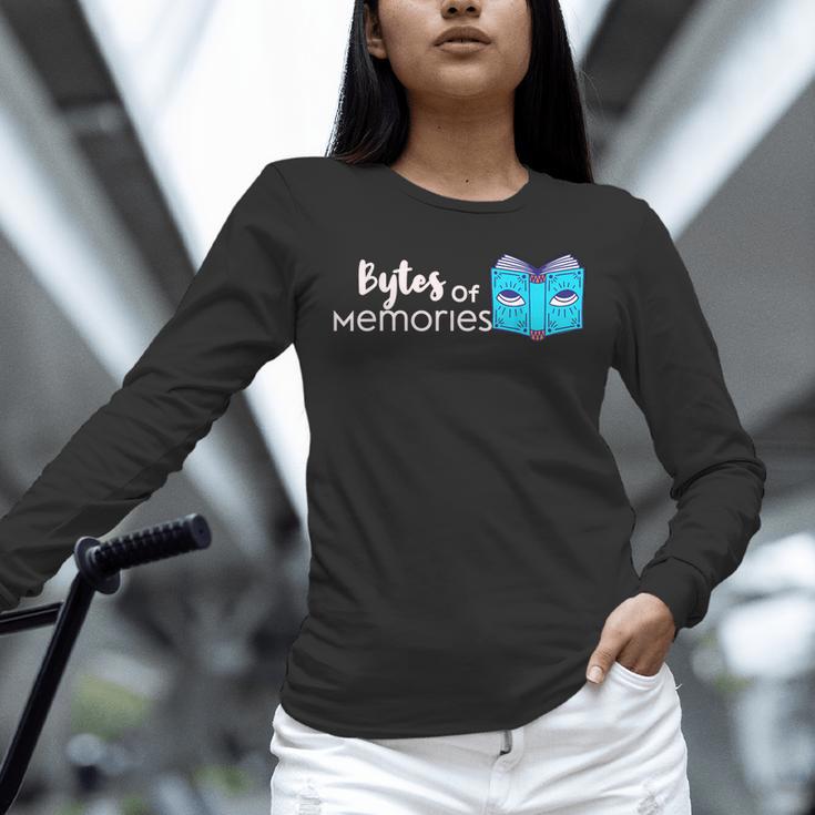 Bytes Of Memories Digital Nostalgia Concept Line Unisex Long Sleeve T-Shirt