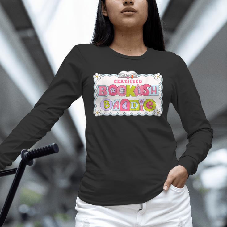 Certified Bookish Baddie Cute Book Lover Unisex Long Sleeve T-Shirt Certified Bookish Baddie Cute Book Lover Unisex Long Sleeve T-Shirt