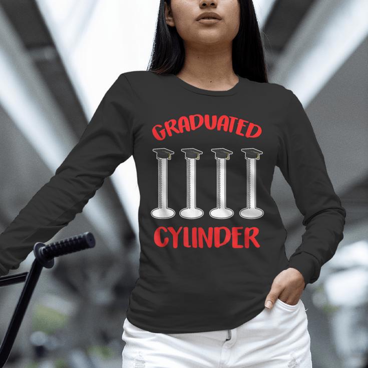 Chemistry Science Joke Graduated Cylinder Graduation T-Shirt Unisex Long Sleeve T-Shirt