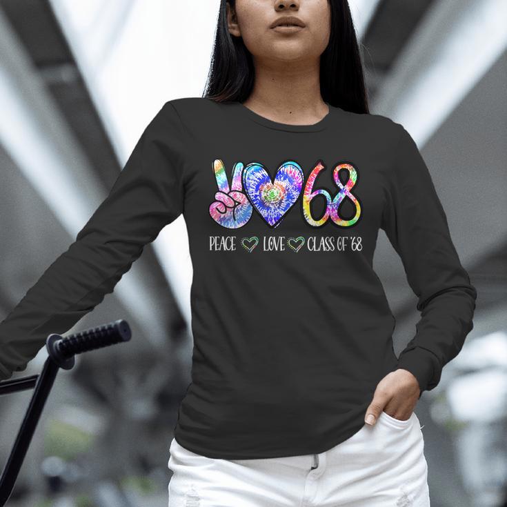 Class Of 1968 Shirt Tie Dye Senior Graduation Class Reunion Unisex Long Sleeve T-Shirt