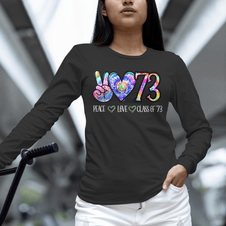 Class Of 1973 Tie Dye 50th Class Reunion Senior Graduation Unisex Long Sleeve T-Shirt