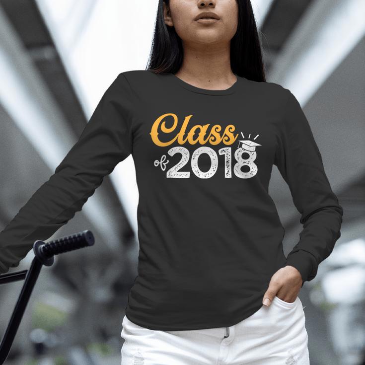 Class Of 2018 GraduationShirt Senior Boys Girls Men Women Unisex Long Sleeve T-Shirt