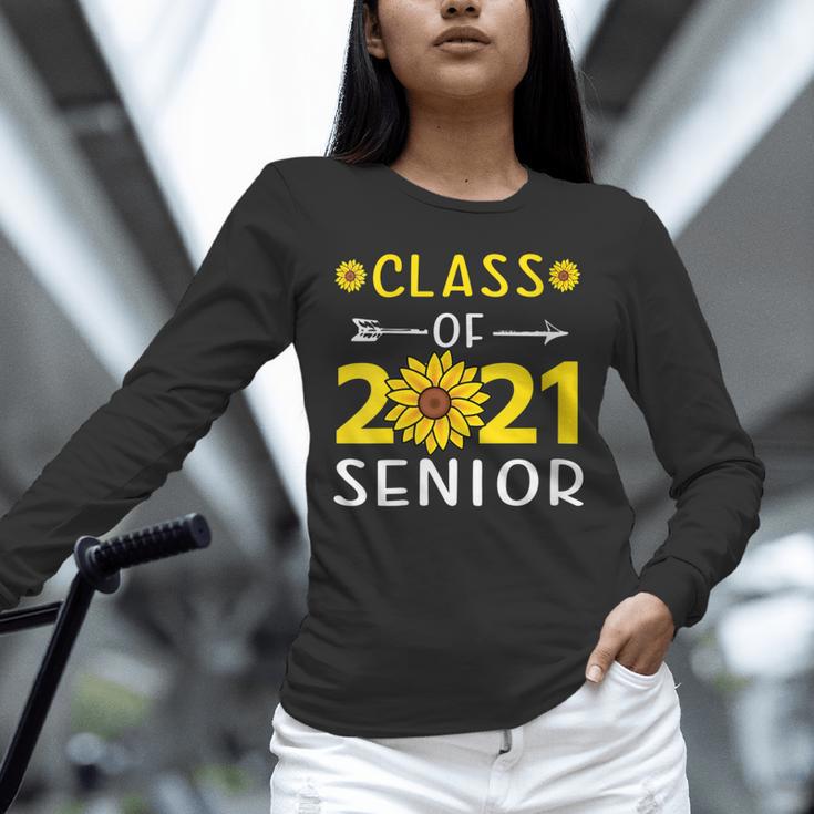 Class Of 2021 Senior Graduation Sunflower Unisex Long Sleeve T-Shirt