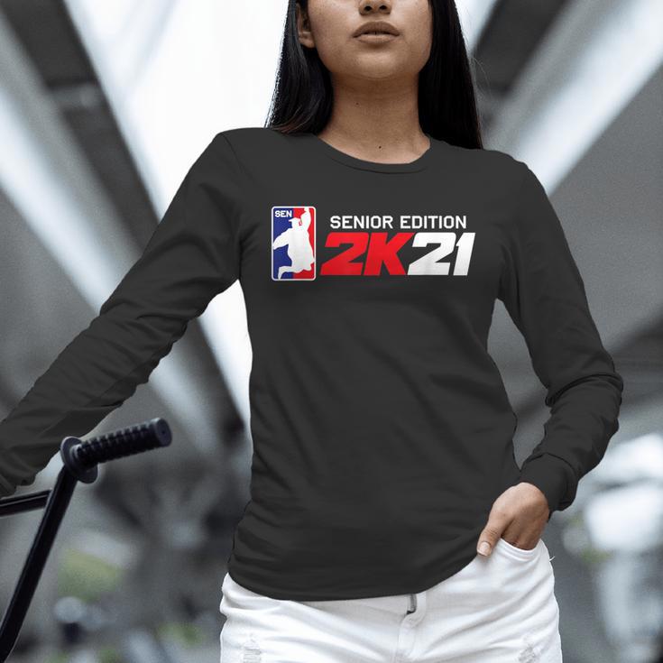 Class Of 2021 Senior Year Gamer Style Graduation For Grad Unisex Long Sleeve T-Shirt