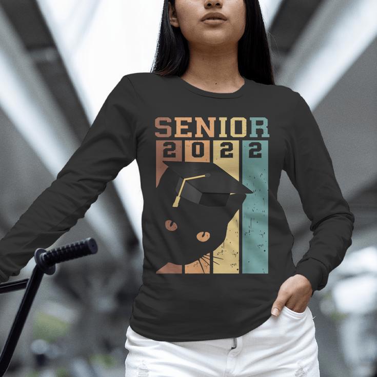 Class Of 2022 Graduation Cat Seniors Grad Unisex Long Sleeve T-Shirt