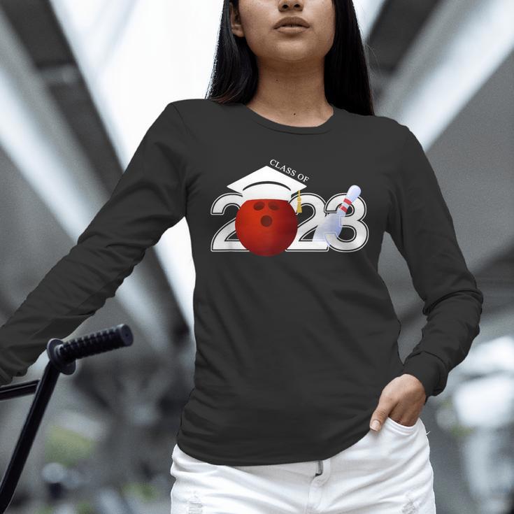 Class Of 2023 Graduation For Him Her Bowling Unisex Long Sleeve T-Shirt