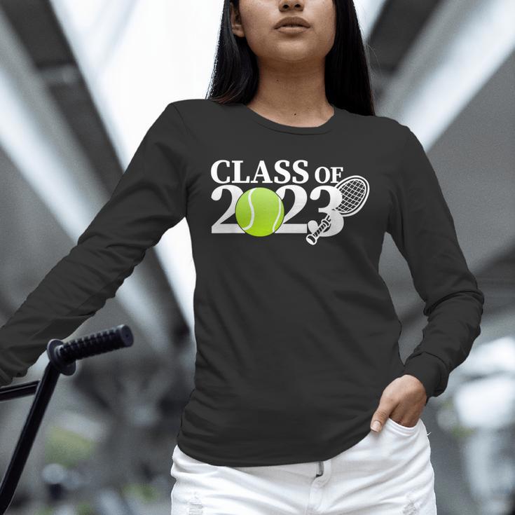 Class Of 2023 Graduation Senior Tennis Player Unisex Long Sleeve T-Shirt