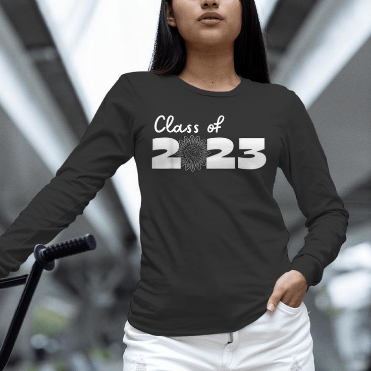Class Of 2023 Seniors 23 Senior Graduation Idea Flower Unisex Long Sleeve T-Shirt