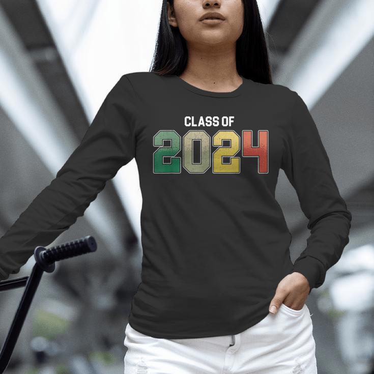 Class Of 2024 College High School Graduation Unisex Long Sleeve T-Shirt