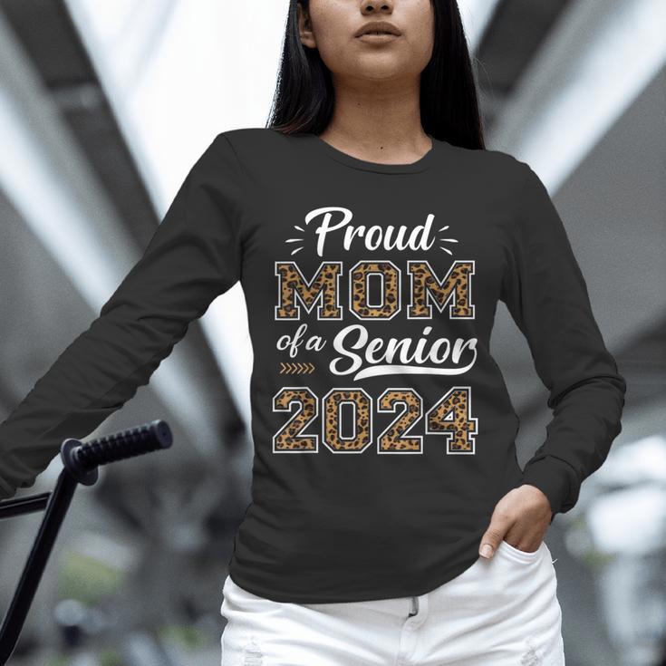 Class Of 2024 Proud Mom Of Senior Class 24 Graduation Unisex Long Sleeve T-Shirt
