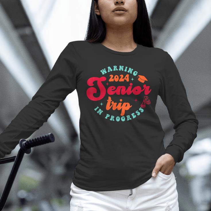 Class Of 2024 Senior Trip In Progress Graduation Trip Unisex Long Sleeve T-Shirt