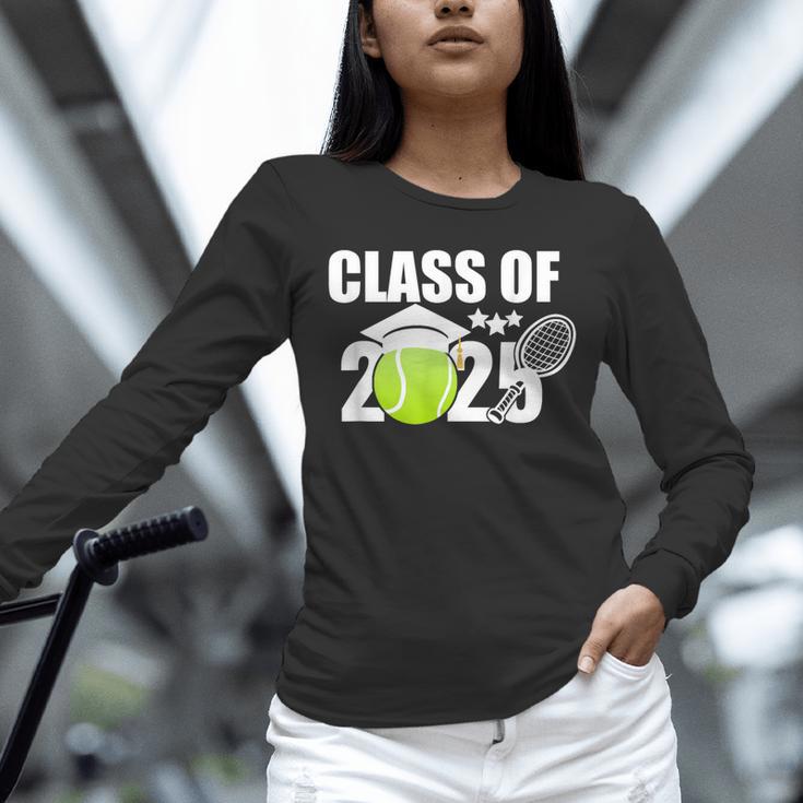 Class Of 2025 Graduation Senior Tennis Player Unisex Long Sleeve T-Shirt
