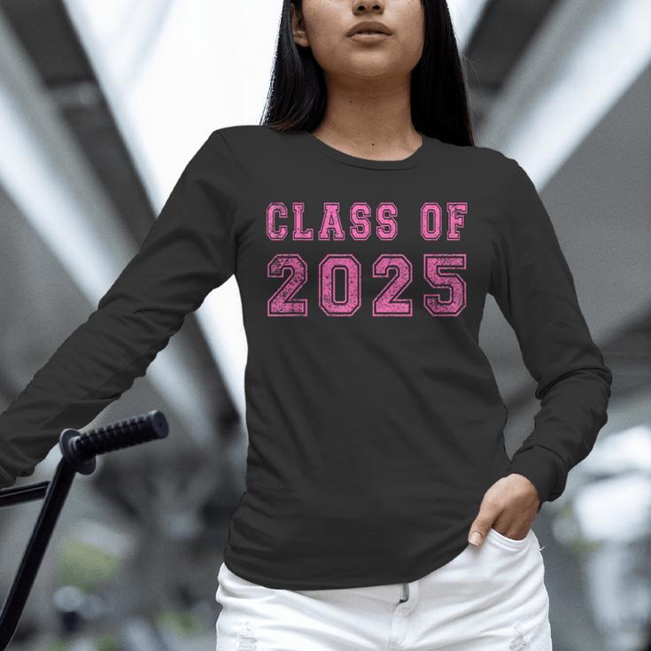 Class Of 2025 High School Graduation Date GraduateShirt Unisex Long Sleeve T-Shirt