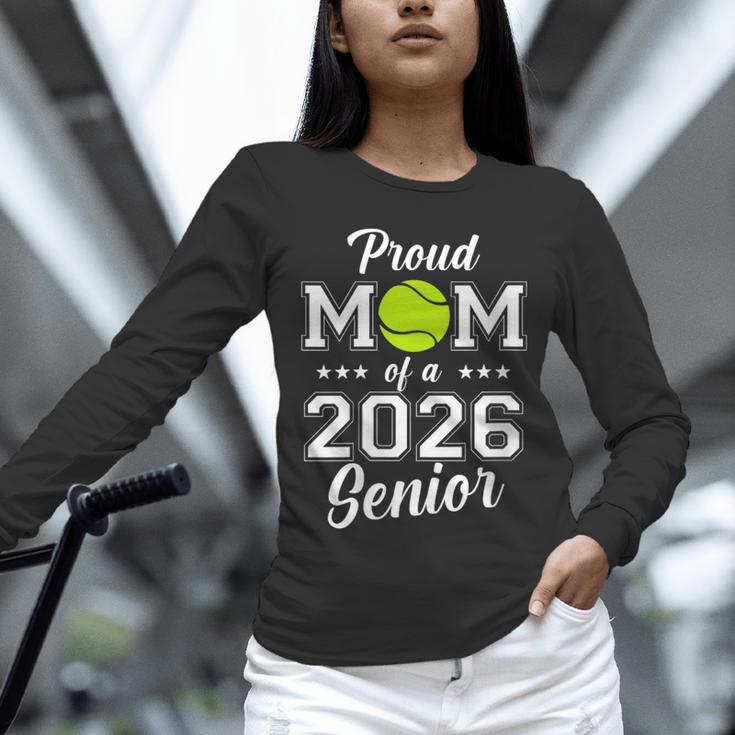 Class Of 2026 Tennis Mom Senior Graduation Graduate Unisex Long Sleeve T-Shirt