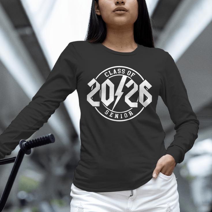 Class Of 2026 Twenty 26 Classic Rock Graduation Senior 2026 Unisex Long Sleeve T-Shirt