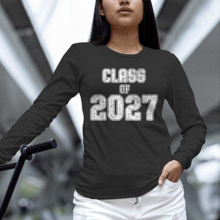 Class Of 2027 Shirt Senior Graduation 2027 Unisex Long Sleeve T-Shirt