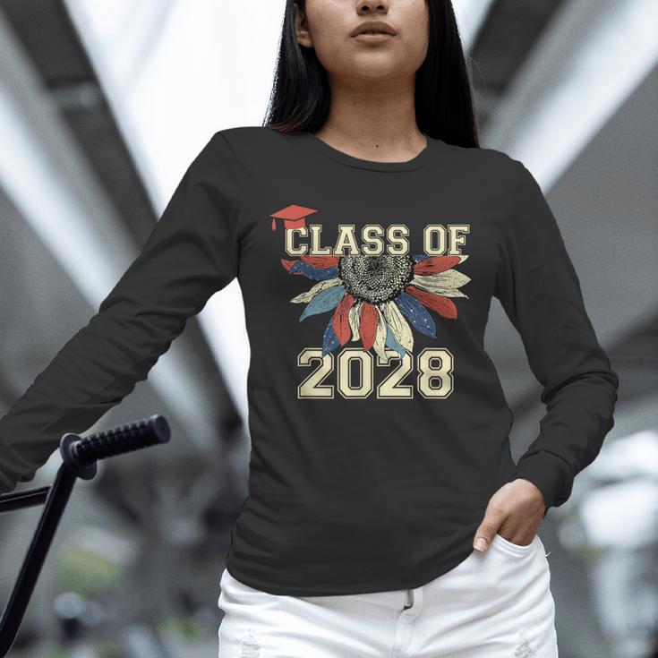 Class Of 2028 High School Graduation Senior 2028 Unisex Long Sleeve T-Shirt