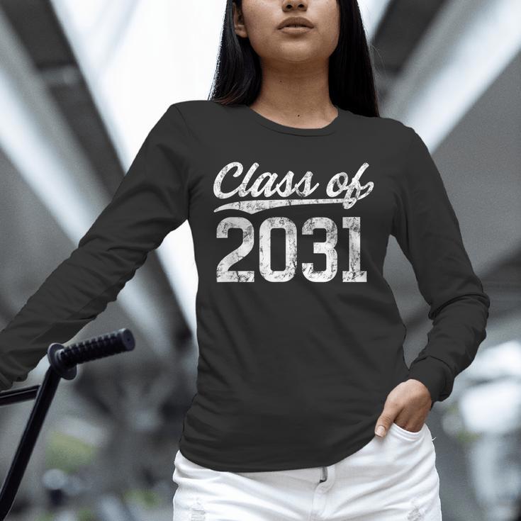 Class Of 2031 Grow With Me Graduation Unisex Long Sleeve T-Shirt