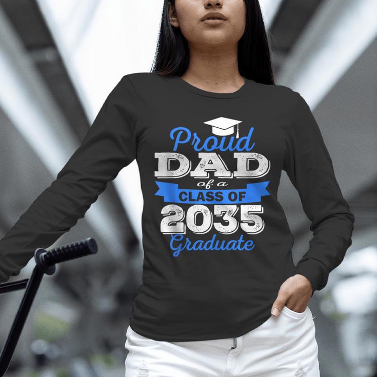 Class Of 2035 Graduation Parents Of Kindergarten Kid Dad Mom Unisex Long Sleeve T-Shirt
