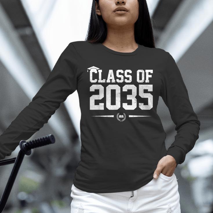 Class Of 2035 Grow With Me Graduation First Day Of School Unisex Long Sleeve T-Shirt