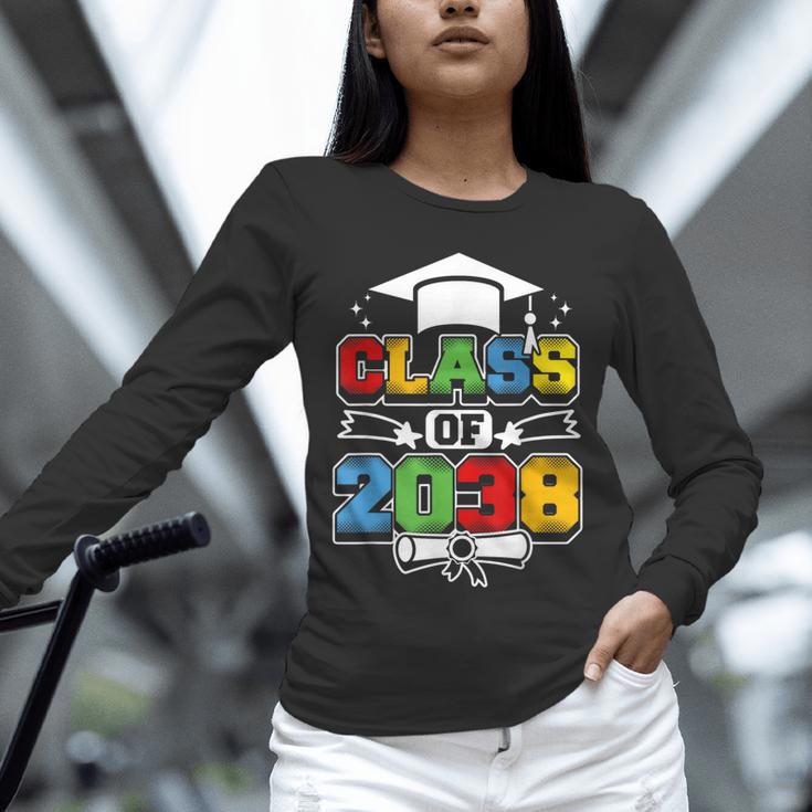 Class Of 2038 First Day Of School & Graduation 2038 Unisex Long Sleeve T-Shirt