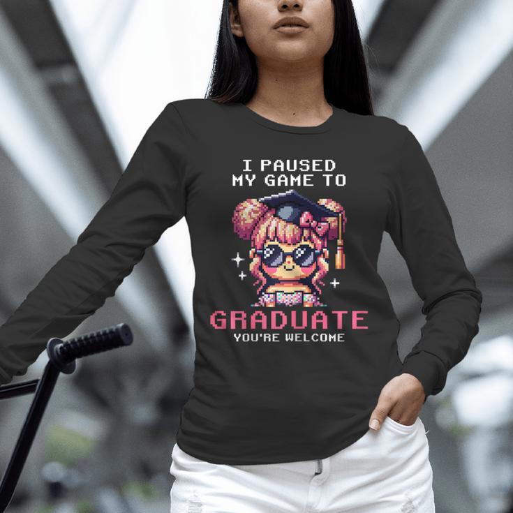 Classic I'm From The 1900s Retro Games Graduating Girl Unisex Long Sleeve T-Shirt