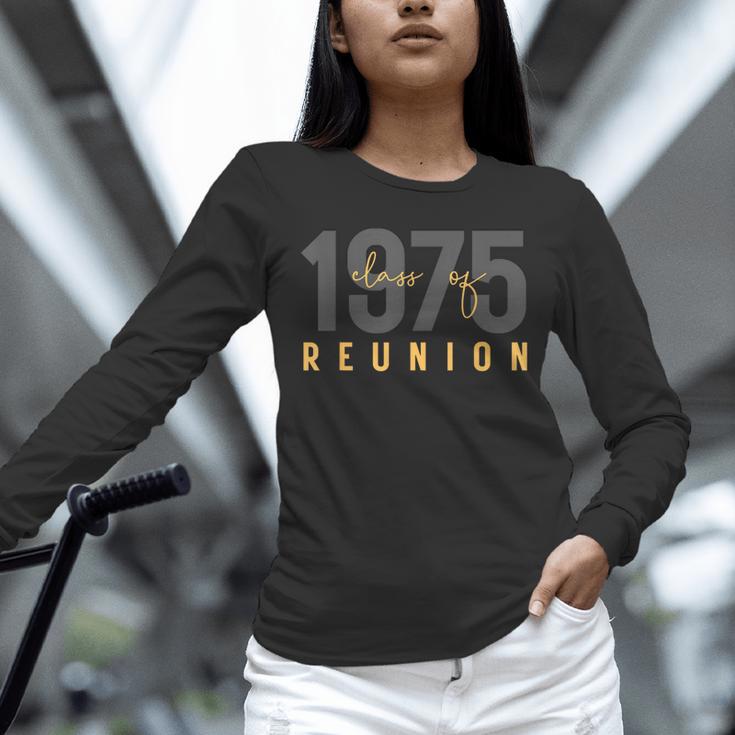 Classic Retro Vintage Class Of 1975 Reunion 50th Graduation Unisex Long Sleeve T-Shirt