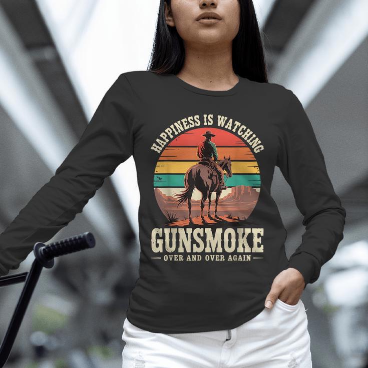 Classic Western Nostalgia Cowboy Sunset Unisex Long Sleeve T-Shirt Classic Western Nostalgia Cowboy Sunset Unisex Long Sleeve T-Shirt