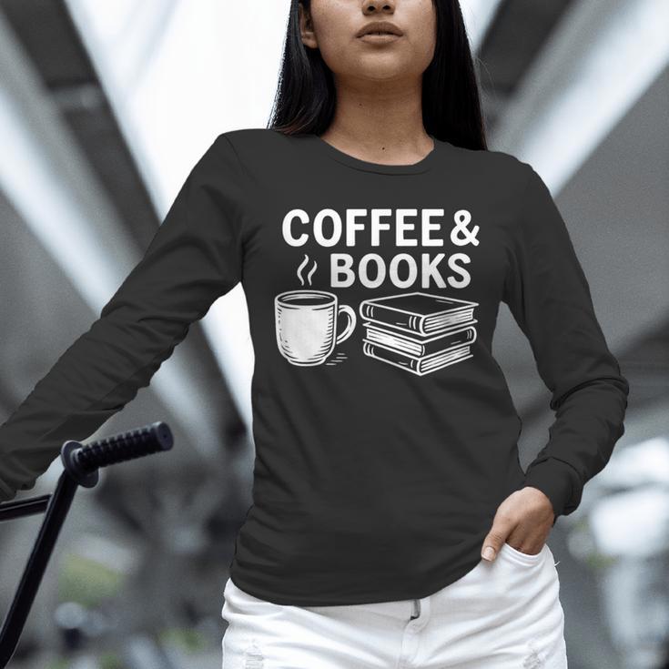 Coffee & Books Unisex Long Sleeve T-Shirt Coffee & Books Unisex Long Sleeve T-Shirt