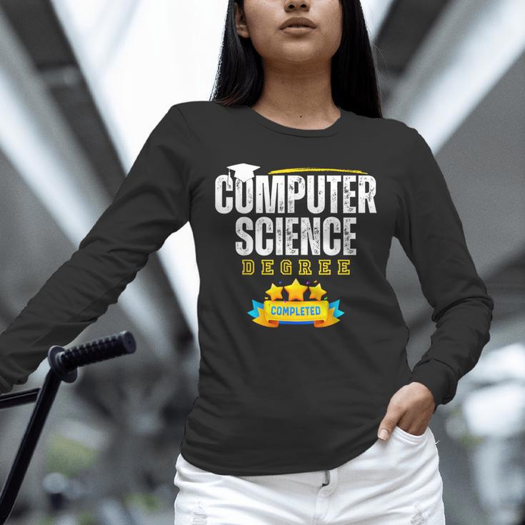 Computer Science Degree Graduation Senior Celebration Grad Unisex Long Sleeve T-Shirt