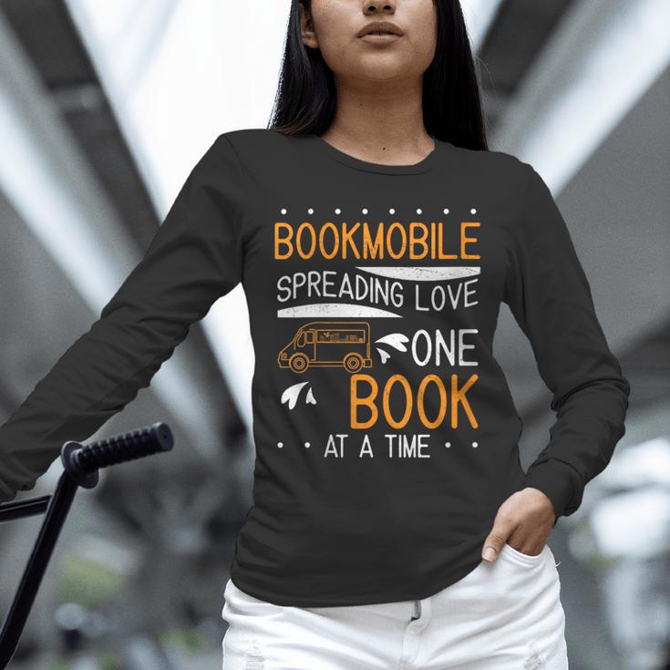 Cool Bookmobile Librarian Spreading Love One Book At A Time Unisex Long Sleeve T-Shirt