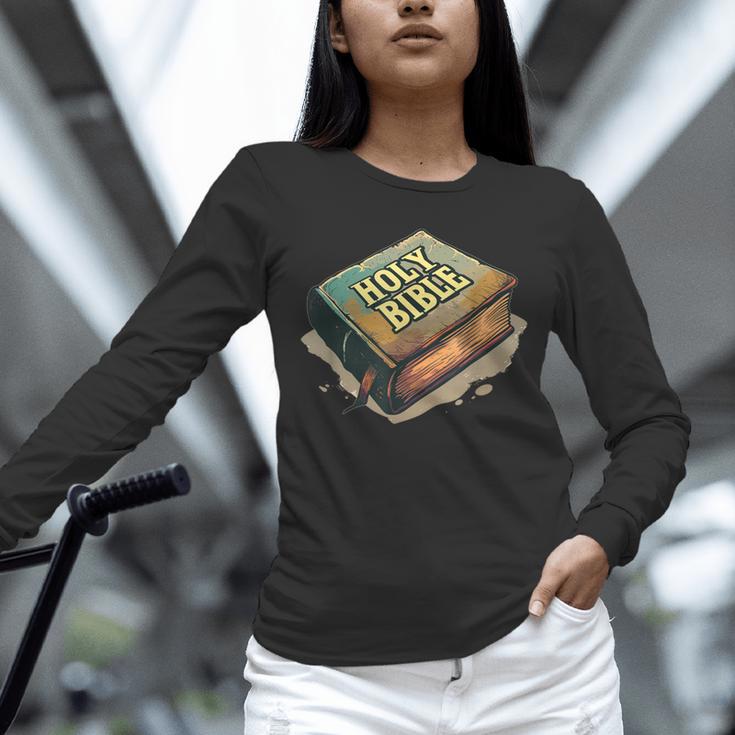 Cool Holy Bible Book Costume For Man And Woman Unisex Long Sleeve T-Shirt