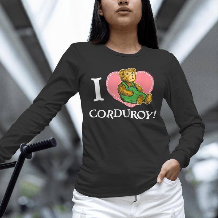Corduroy I Heart Corduroy Teddy Bear Retro Children's Book Unisex Long Sleeve T-Shirt