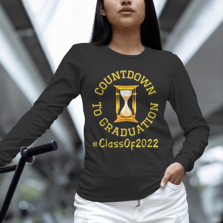 Countdown To Graduation Hourglass Senior Class Of 2022 Unisex Long Sleeve T-Shirt