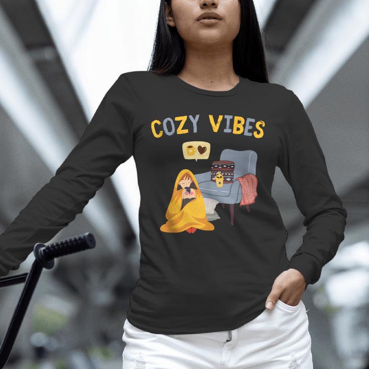 Cozy Vibes Atmospheric Introvert Unisex Long Sleeve T-Shirt