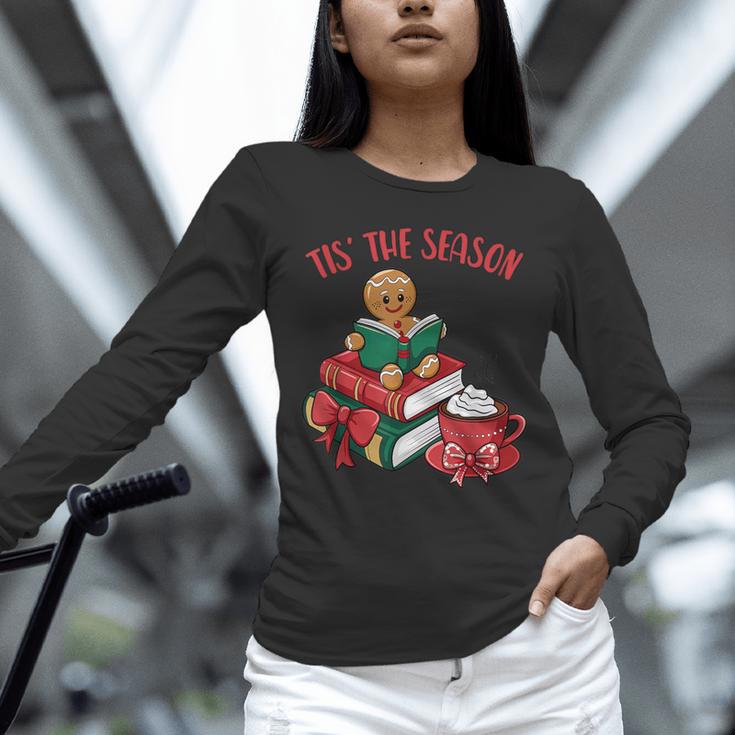 Cute Gingerbread Man Reading Book Nerd Christmas Bookish Unisex Long Sleeve T-Shirt Cute Gingerbread Man Reading Book Nerd Christmas Bookish Unisex Long Sleeve T-Shirt