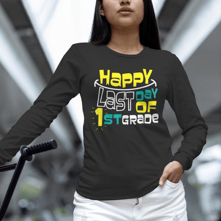 Cute Happy Last Day Of 1st Grade Shirt Kids Graduation Unisex Long Sleeve T-Shirt
