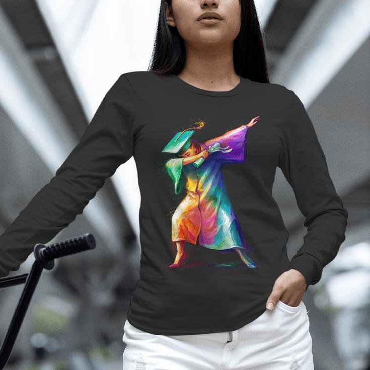 Dabbing Graduation Women Unisex Long Sleeve T-Shirt