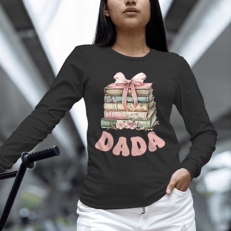 Dada Book First Chapter Birthday Family Matching Party Unisex Long Sleeve T-Shirt
