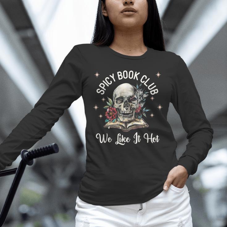 Dark Romance Lover Spicy Book Club Bookish Merch Morally Unisex Long Sleeve T-Shirt