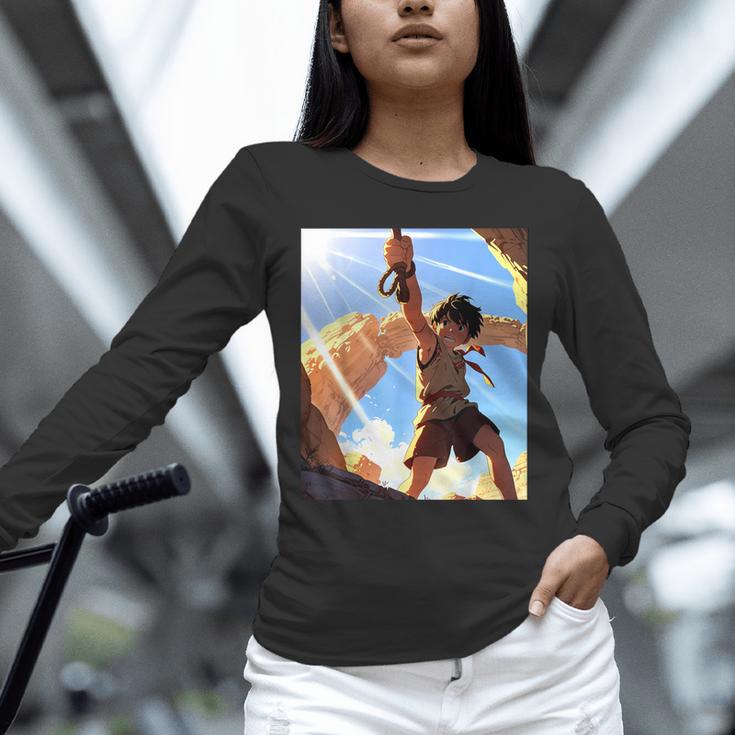 David And Goliath Bible Book Samuel King David Anime Manga Unisex Long Sleeve T-Shirt David And Goliath Bible Book Samuel King David Anime Manga Unisex Long Sleeve T-Shirt