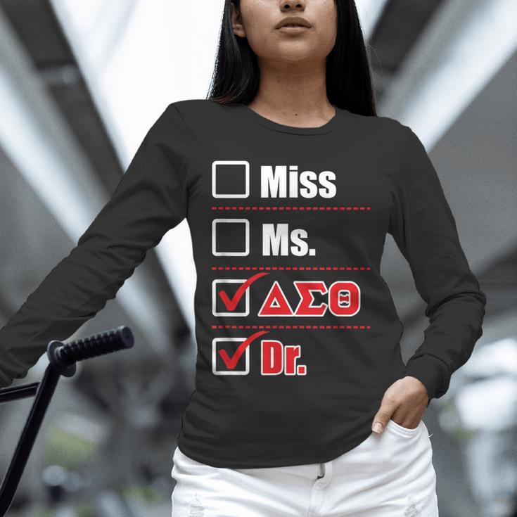 Delta Sigma Theta Sorority Delta Doctor Graduation Unisex Long Sleeve T-Shirt