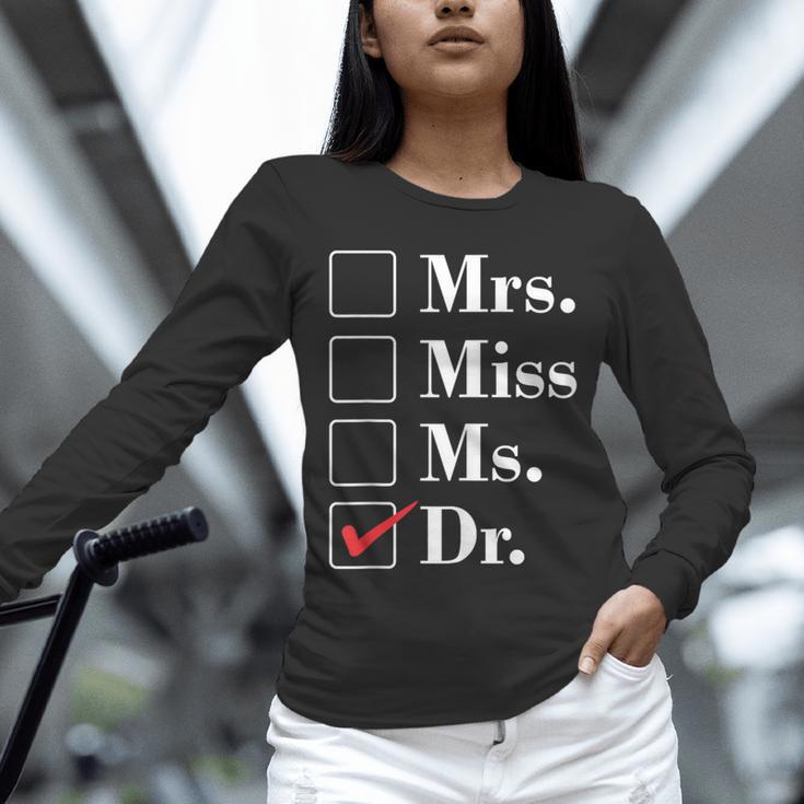Doctor Graduation Honorific Titles List Unisex Long Sleeve T-Shirt