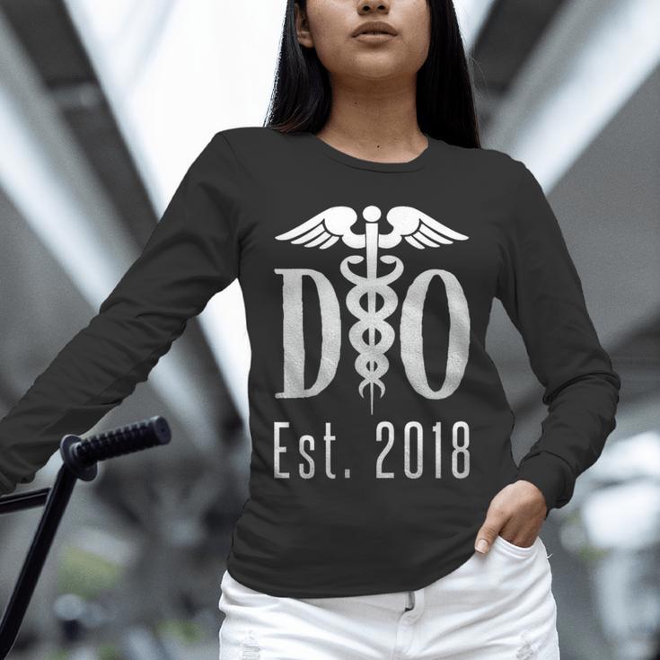 Doctor Graduation Shirt Tshirt Tee For Medical Students DO Unisex Long Sleeve T-Shirt