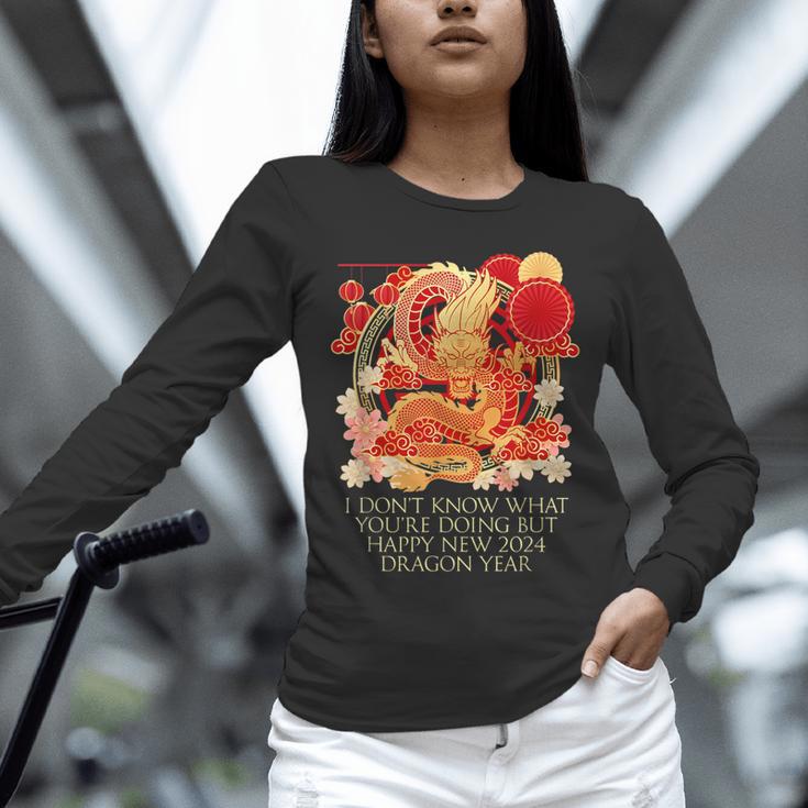 I Dont Know What Youre Doing Chinese New Year Introvert Unisex Long Sleeve T-Shirt