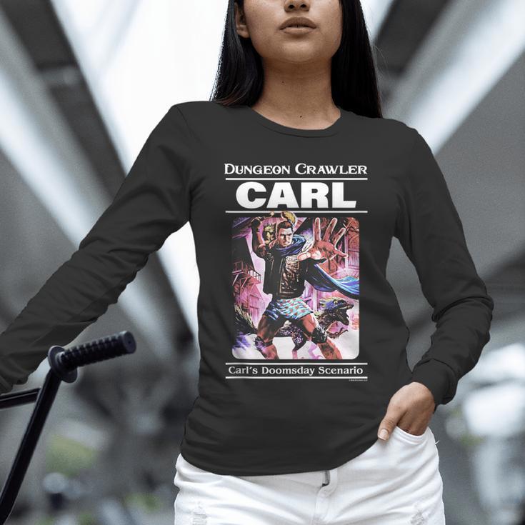 Dungeon Crawler Carl Vintage Paperback Illustration Book Unisex Long Sleeve T-Shirt