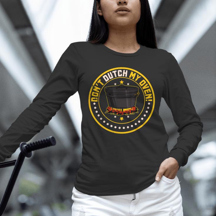Dutch Oven Cookbook Casserole Cooking Cuisine Camping Recipe Unisex Long Sleeve T-Shirt