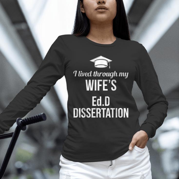 EDD Doctor Of Education EdD Wife Doctorate Graduation Unisex Long Sleeve T-Shirt